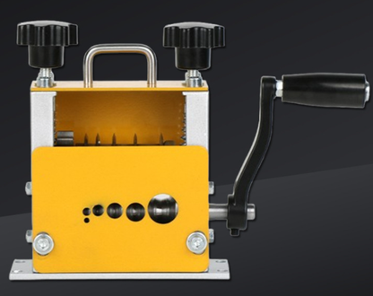 🔧⚡ 50% OFF! Electric Multi-Hole Wire Stripper – Hand Crank & Electric Drill Mode, Dual Function for Precise Cable Stripping ✨