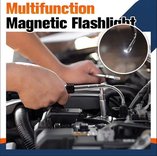 📢📢50% OFF !! ⏰Multifunctional Magnetic Telescopic Flashlight