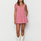 Women's Soft Casual V-Neck Mini Dress