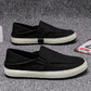 Men's Casual Linen Shoes Lightweight Summer Slip-on Lazy Loafers