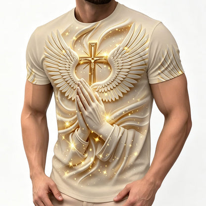 Men's Casual Graphic Print T-Shirt