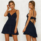 BACKLESS LAYERS BOHO MINI A-LINE DRESS