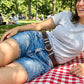 Women's Mid-Rise Denim Bermuda Shorts