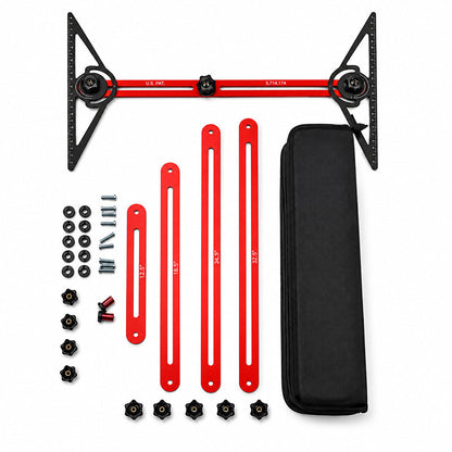 📐 50% OFF NOW! 🔧 Woodworking Marking Tool Kit – Premium Aluminum, High Accuracy & Complete Set with Carrying Bag – For Renovation & Layout 🛠️