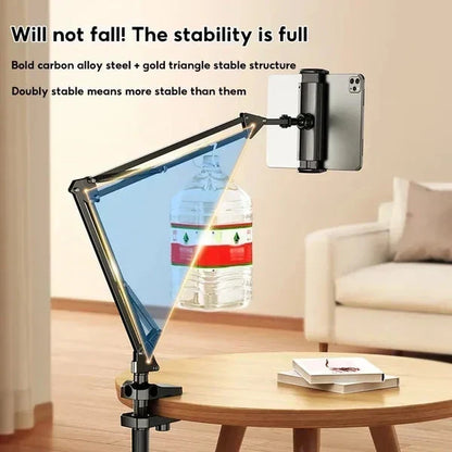📢📢50% OFF !! ⏰ Hidden tablet stand – fits gaps, 4 joints, 360° rotation, hands-free!