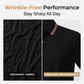 🚆 Men's Contrast Lapel Quick-Dry Short Sleeve T-Shirt – A crisp, collared look without the weight of a full polo. Quick-dry, crease-resistant fabric for busy mornings & commutes. Pairs perfectly with chinos, jeans & shorts 🕶️