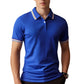 🚆 Men's Contrast Lapel Quick-Dry Short Sleeve T-Shirt – A crisp, collared look without the weight of a full polo. Quick-dry, crease-resistant fabric for busy mornings & commutes. Pairs perfectly with chinos, jeans & shorts 🕶️
