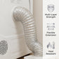 Indoor Dryer Lint Trap Bucket with Flexible Hose
