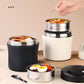 Vacuum Insulated Food Jar with Folding Spoon