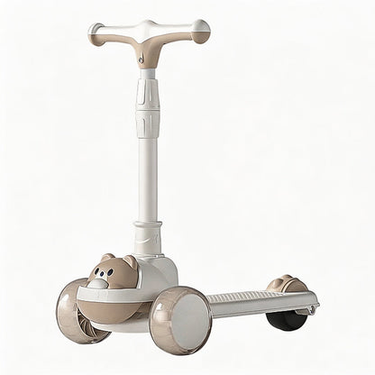 🛴Anti-Tip Children's Kick Scooter with Luminous Wheels