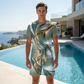 Men's Casual Graphic T-Shirt and Shorts Set
