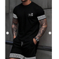 📢📢50% OFF !! ⏰Men Summer 2-Piece T-Shirt and Shorts Casual Set