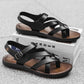 🦶55% OFF NOW! ☀️ Men Roman Sandals – Soft sole & casual style – Perfect for summer, beach or walks – comfortable and breathable 🌊🦶✨