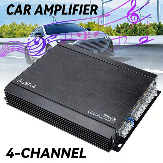 High-Power 4-Channel Car Audio Amplifier