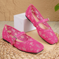 Elegant Lace Mary Jane Ballet Flats