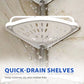 🚿🔧 50% OFF! Adjustable Telescopic Corner Shower Caddy – no drilling, 4 tiers & rust-resistant. Max your bathroom corner storage! 🛡️✅