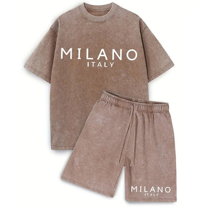👕🩳 Men's Casual T-Shirt and Shorts Set – 50% OFF! Relaxed fit, breathable, perfect for summer days & lounging. 🔥☀️