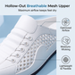 Men Summer Breathable Mesh Half Slippers Slip On Casual Shoes