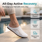 Men Summer Breathable Mesh Half Slippers Slip On Casual Shoes