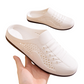 Men Summer Breathable Mesh Half Slippers Slip On Casual Shoes