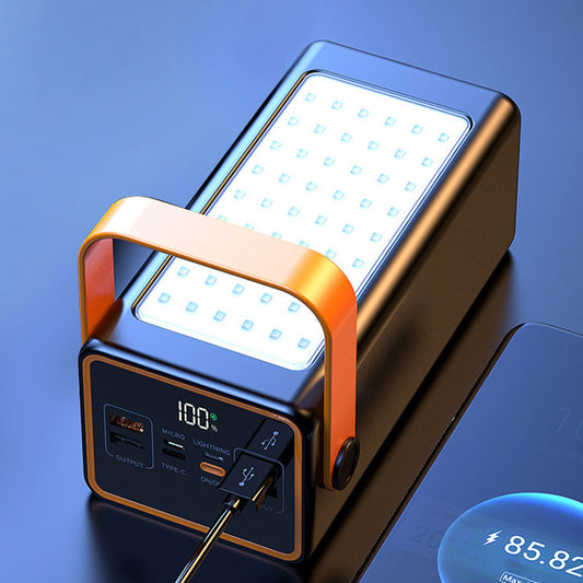 🎁2026 New Arrivals 50% OFF💥100000mAh Fast Charge Power Bank with LED Camping Light