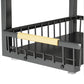 2-Tier Adjustable Pull-Out Cabinet Storage Rack
