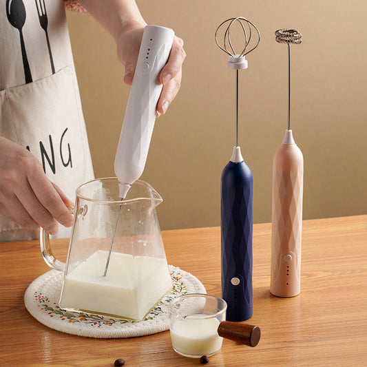 📢📢50% OFF !! ⏰Handheld Milk Frother with 3 Speeds Adjustable
