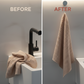 Adhesive Wall-Mounted Retractable Towel Clip