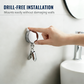 Adhesive Wall-Mounted Retractable Towel Clip