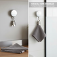 Adhesive Wall-Mounted Retractable Towel Clip