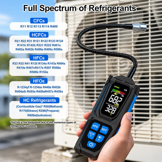 🔧50% OFF NOW ! ✨Rechargeable Halogen Refrigerant Leak Detector – Portable HVAC AC Gas Leak Tester for Air‑Conditioner & Refrigerator Repair