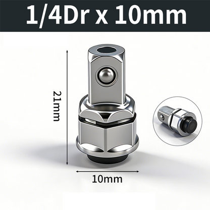 🔧 Buy 1 Get 1 Free！! 🔩 CR-V Steel Ratchet Wrench Adapter Socket Converter Set