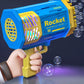 40-Hole Electric Bubble Gun with LED Lights