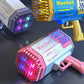 40-Hole Electric Bubble Gun with LED Lights