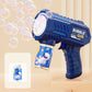 40-Hole Electric Bubble Gun with LED Lights