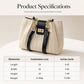Spacious Commuter Straw Shoulder Bag