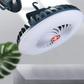 🏕️✨Portable Fan Light with 3 Speeds & LED Lantern