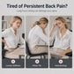 🪑 Ergonomic Memory Foam Seat Cushion with Back Support – Stay Comfortable All Day, Perfect for Office, Car & Home ✨