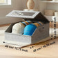 Stackable Hat Storage Box with Clear Window
