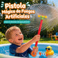 Pistola de agua giratoria tipo fuegos artificiales con 12 boquillas de pulverización