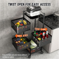 Rotating Multi-Layer Kitchen Storage Rack