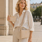 Women Wave Embossed Crossbody Bag Set Wide Strap Commuter Shoulder Bag
