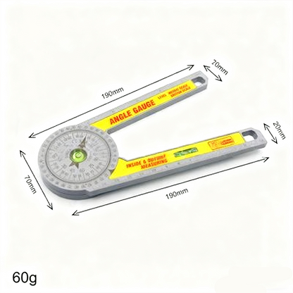 7-Inch Plastic or Aluminum Miter Saw Protractor