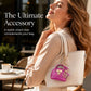 Mini Shell Bag Keychain PU Leather Lipstick Coin Purse