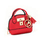 Mini Shell Bag Keychain PU Leather Lipstick Coin Purse