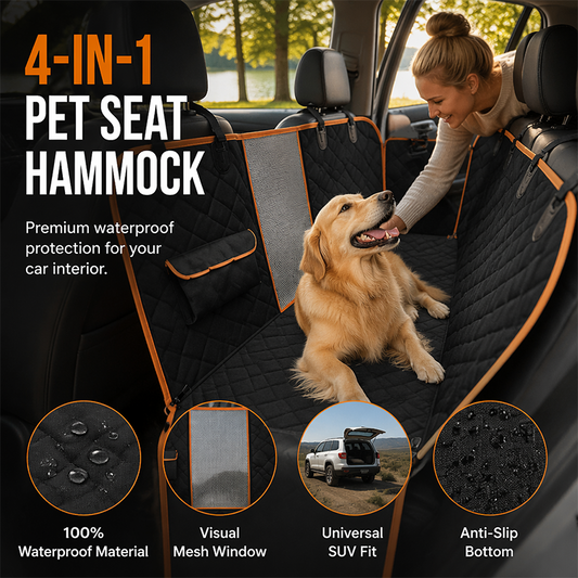 Dog Car Seat Cover for Back Seat