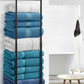 🛁 Retractable Bathroom Towel Rack – 40-70cm Adjustable Stainless Steel Double Towel Rail