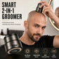 2-in-1 Smart Electric Bald Head Shaver and Beard Trimmer with Digital Display