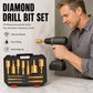 ⏳🔥LIMITED-TIME 50% OFF! ⏰12-Piece Dry Diamond Tile Hole Saw Kit (6-35mm)