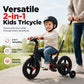 🚲 4-in-1 Convertible Kids Trike – Balance Bike, Tricycle & Push Stroller with Parent Handle